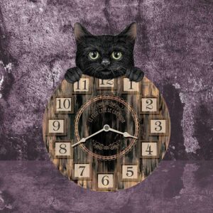 Kitten Tickin' 32cm | Decor | Niffty Witchy Supplies UK