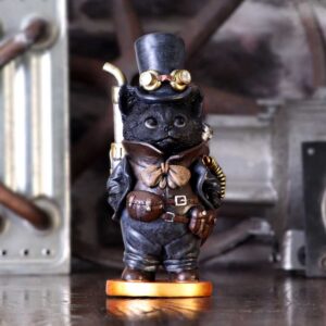 Steamsmith's Cat 19.5cm | Decor | Niffty Witchy Supplies UK