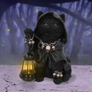 Reapers Feline Lantern 18.5cm | Decor | Niffty Witchy Supplies UK