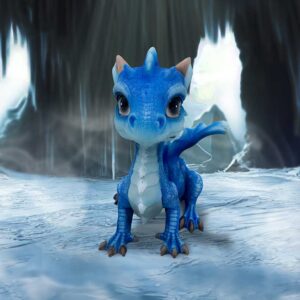 Ice Dragonling 12.3cm | Decor | Niffty Witchy Supplies UK