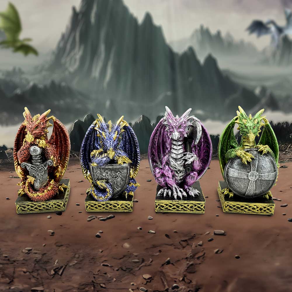 Defend the Hoard (Set of 4) 10cm | Decor | Niffty Witchy Supplies UK
