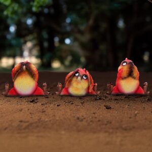Three Wise Birds 9.8cm | Decor | Niffty Witchy Supplies UK