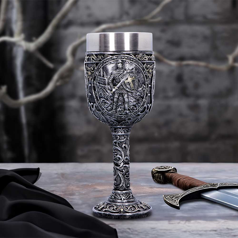 Knight of Honour Goblet 20.5cm | Enchanted Kitchen | Niffty Witchy Supplies UK