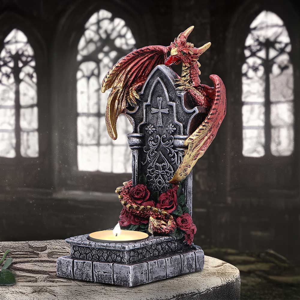 Light of the Dragon Red 16cm | Decor | Niffty Witchy Supplies UK