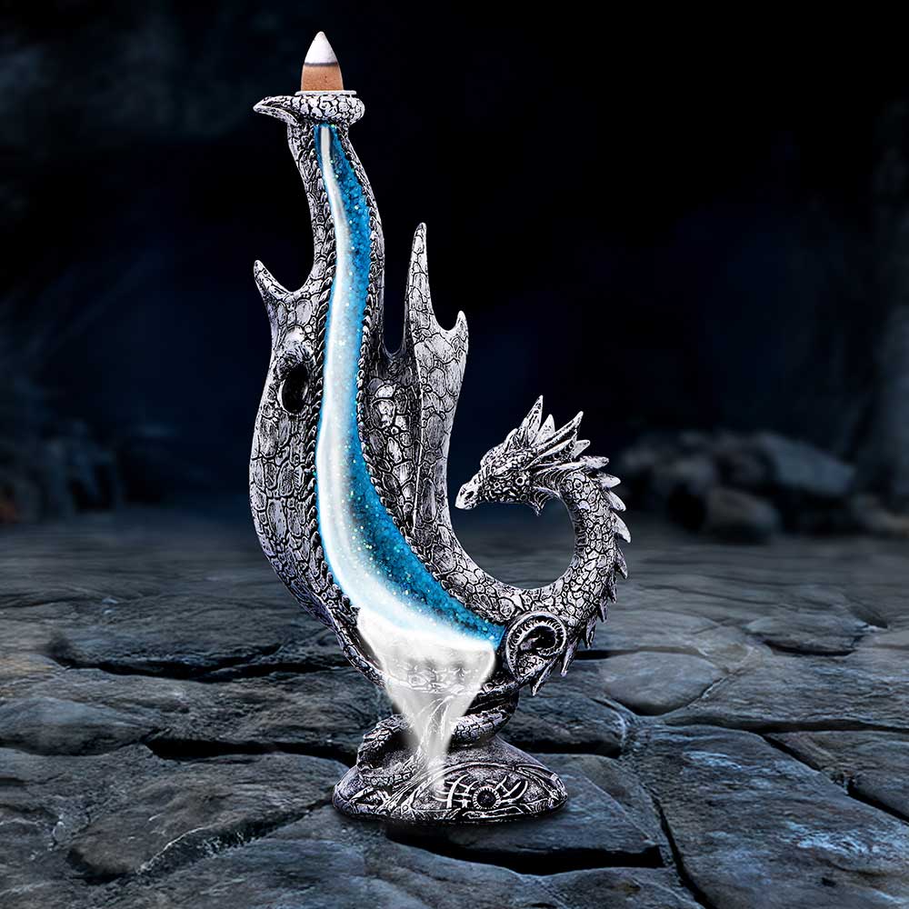 Dragon Flare Backflow Incense Burner 24cm | Decor | Niffty Witchy Supplies UK