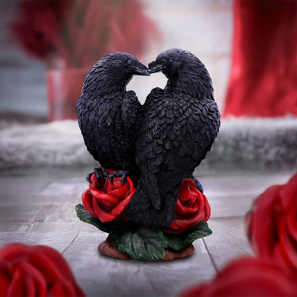 Raven Romance 20cm | Decor | Niffty Witchy Supplies UK