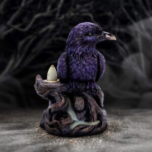 Raven Roost Backflow Incense Burner 17cm | Decor | Niffty Witchy Supplies UK