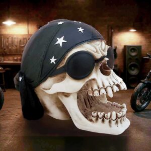 Skull Throttle 7.9cm | Decor | Niffty Witchy Supplies UK