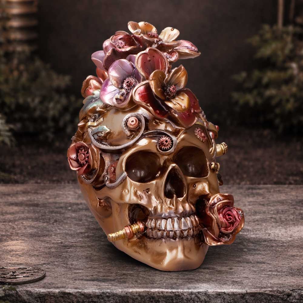 Clockwork Bloom (Bronze) | Decor | Niffty Witchy Supplies UK