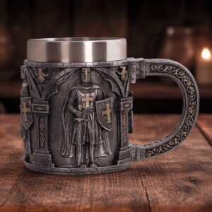 Knight in Shining Armour (Silver) Tankard (Small) | Enchanted Kitchen | Niffty Witchy Supplies UK