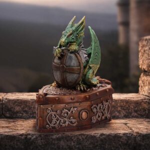 Hoard Protector Box (Green) | Decor | Niffty Witchy Supplies UK