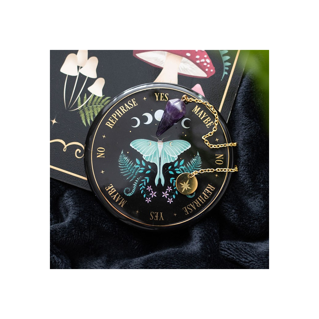 Luna Moth Pendulum Divination Kit
