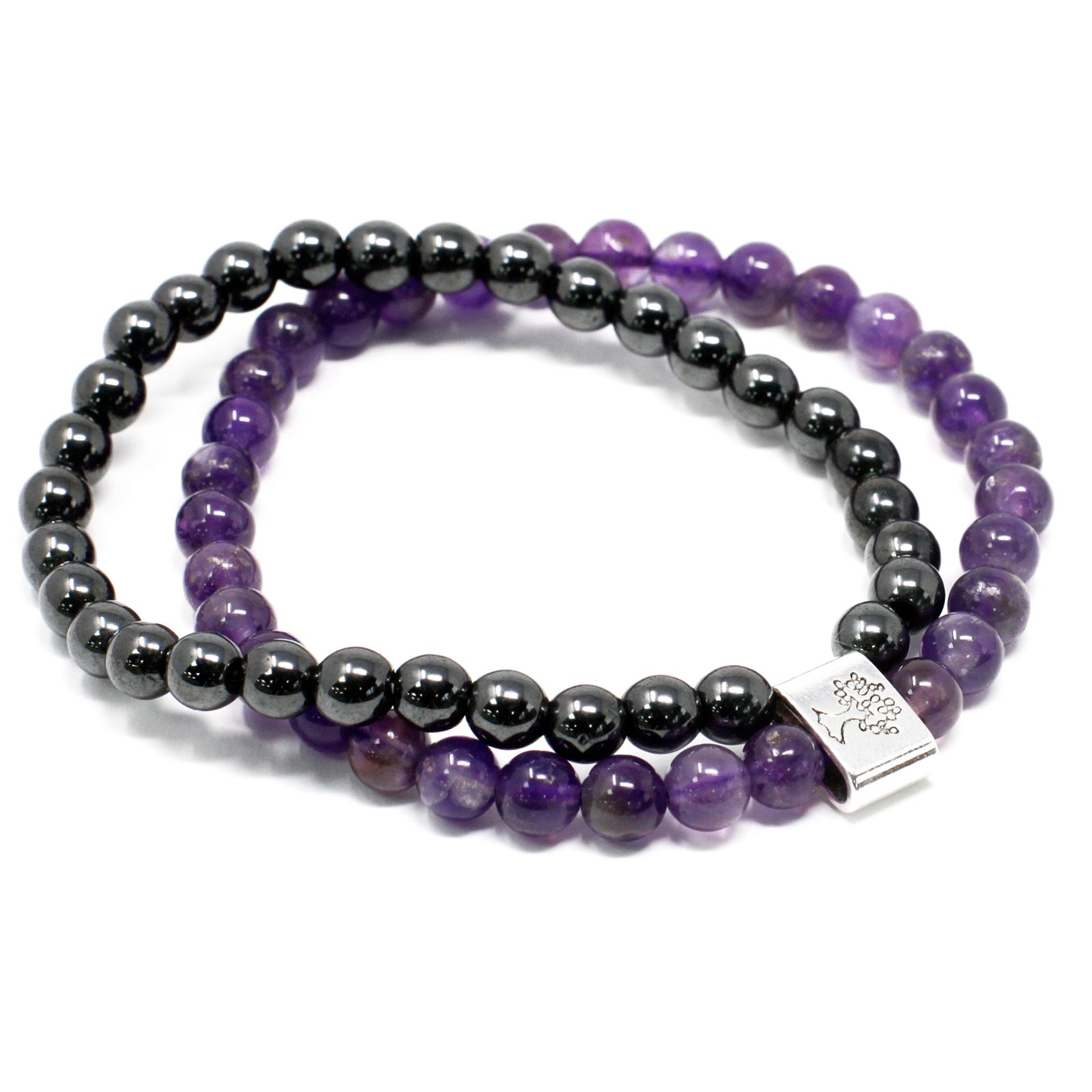 Magnetic Gemstone Bracelet - Amethyst - Image 5