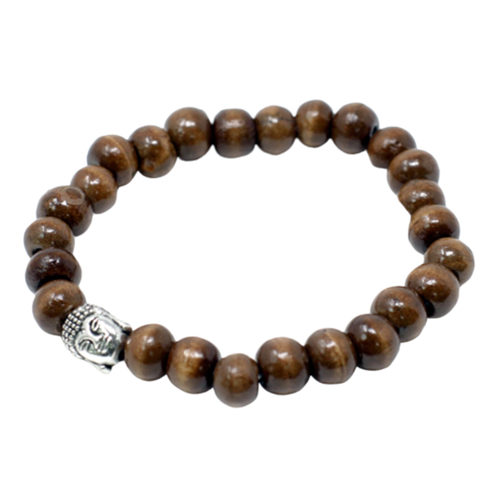 Brown Beads & Buddah Bangle - Image 4