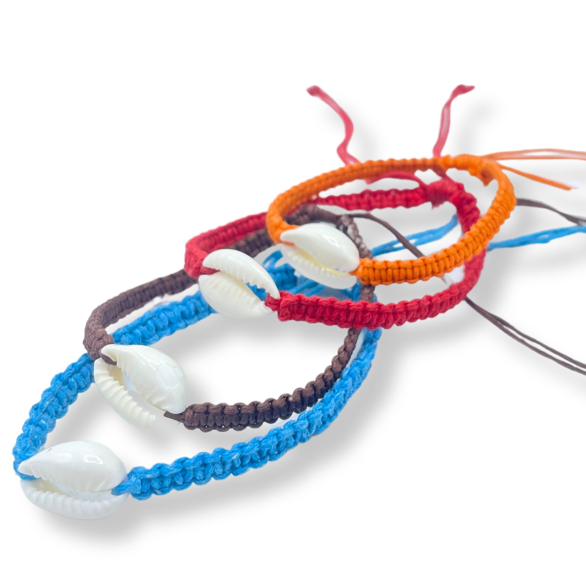 Handmade Friendship Bracelets - Cowrie Chums Shell (asst) - Image 4