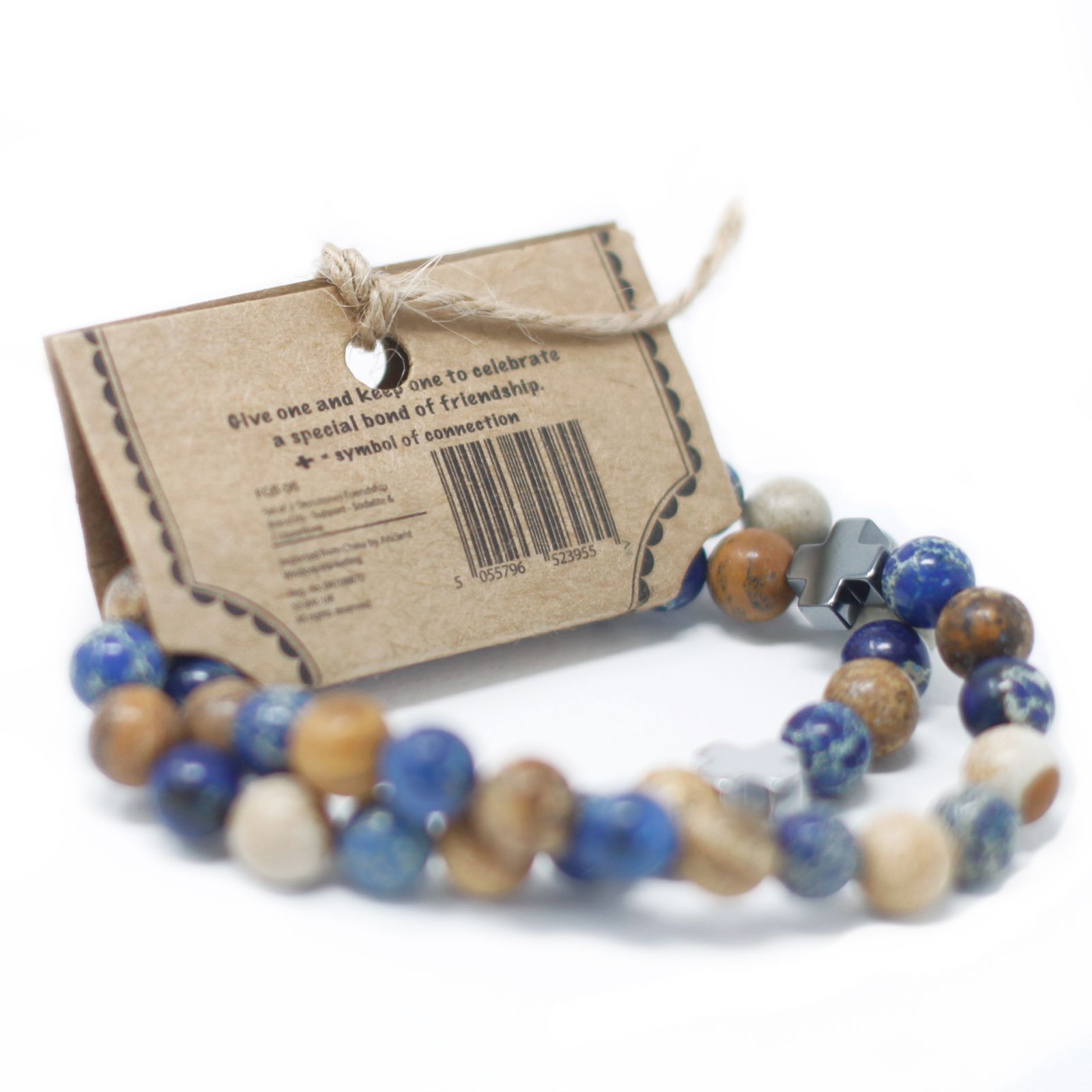 Set of 2 Gemstones Friendship Bracelets - Harmony - Rainbow Gemstones - Image 2