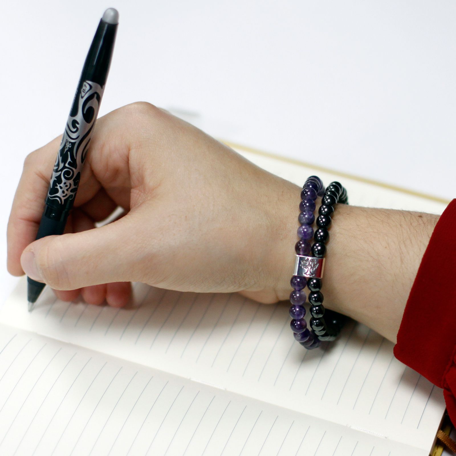 Magnetic Gemstone Bracelet - Amethyst - Image 2