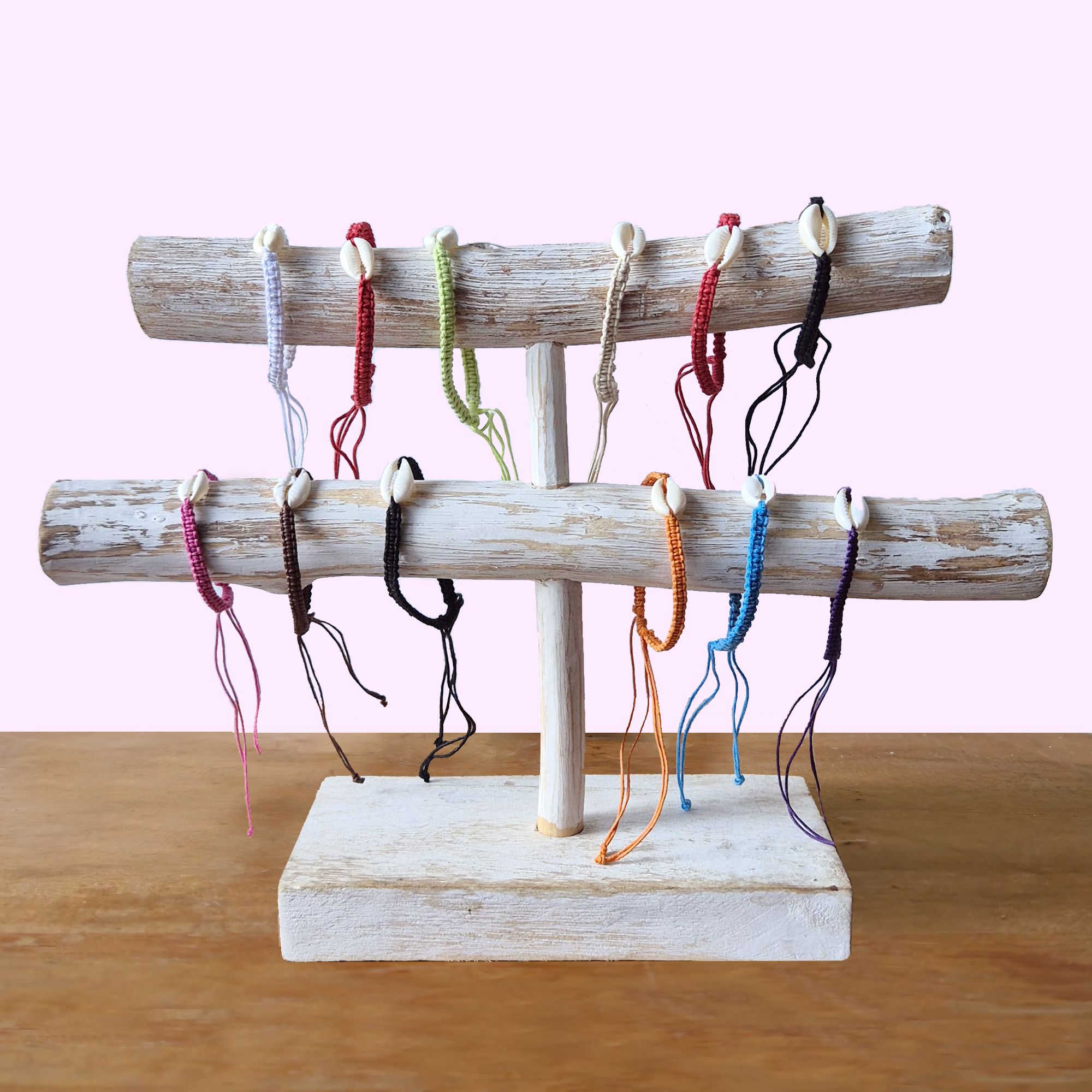 Handmade Friendship Bracelets - Cowrie Chums Shell (asst) - Image 2