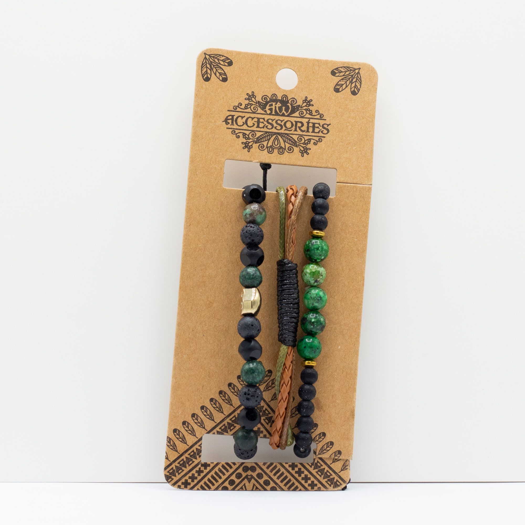 Mens Premium Bracelet Sets - Outdoor Greens (asst) - Image 4