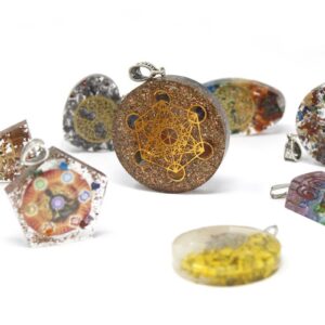 Orgonite Power Pendant - Rainbow Copper Attractor