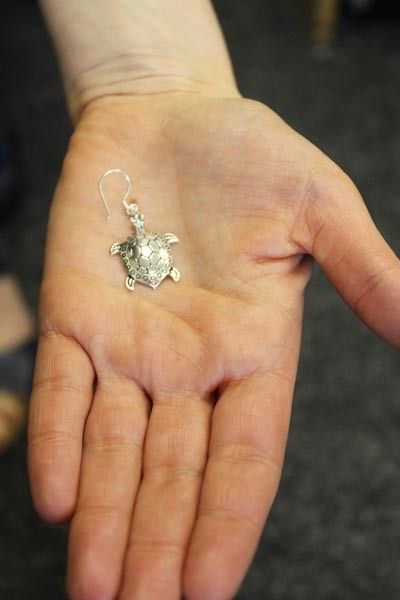 Silver Earrings - Star Fish - Image 3