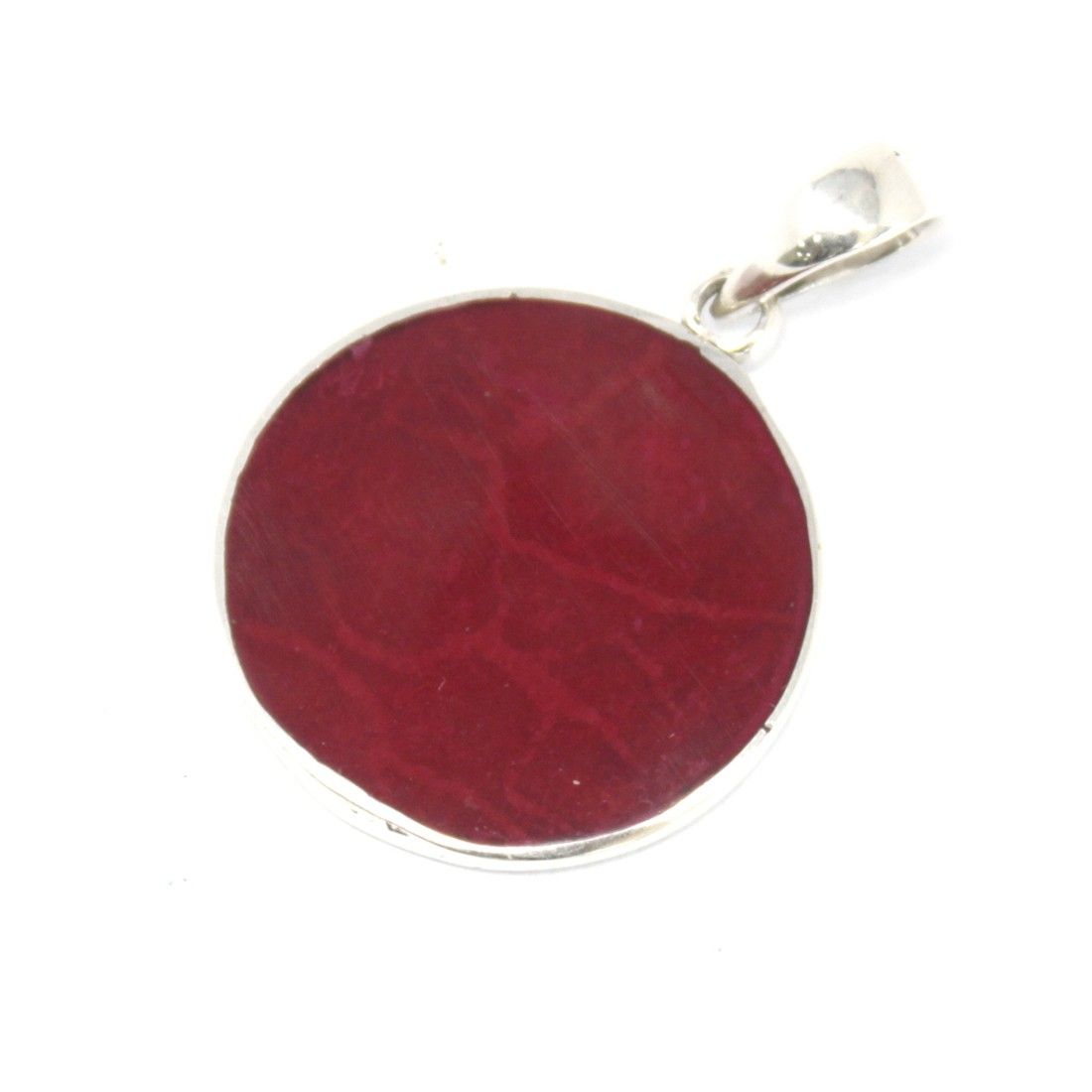Tree of Life Silver Pendant 22mm - Coral Effect - Image 5