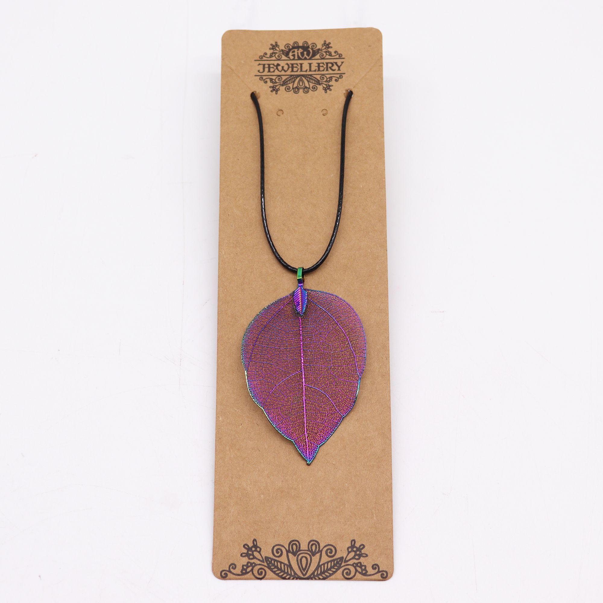 Necklace - Bravery Leaf - Multicoloured - Image 2