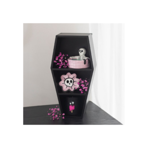 Small Black Coffin Shelf
