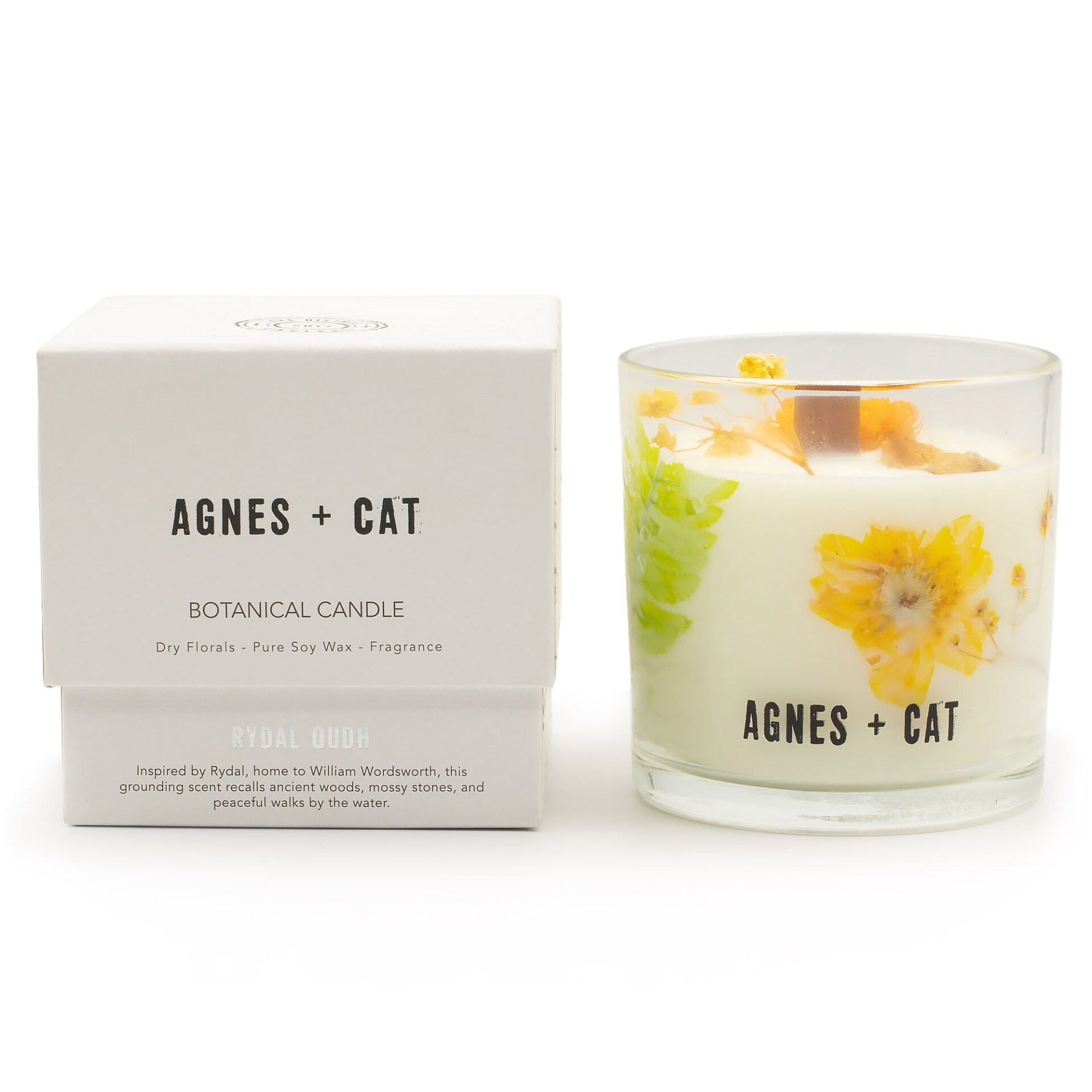 Agnes + Cat Botanical Soy Wax Candle - Rydal Oudh - Image 4