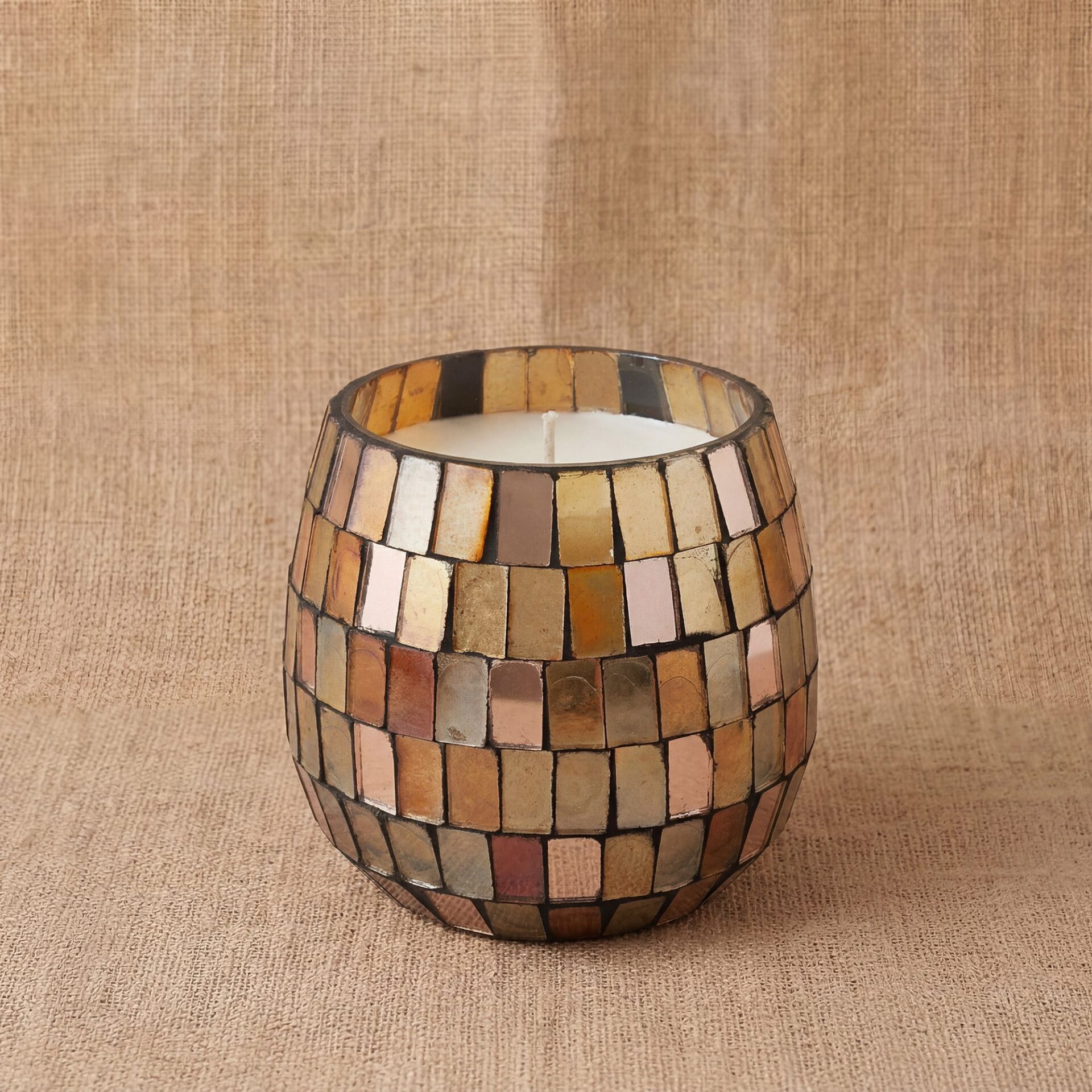 Small Glass Jar Candles - Amber Mosaic - Image 5