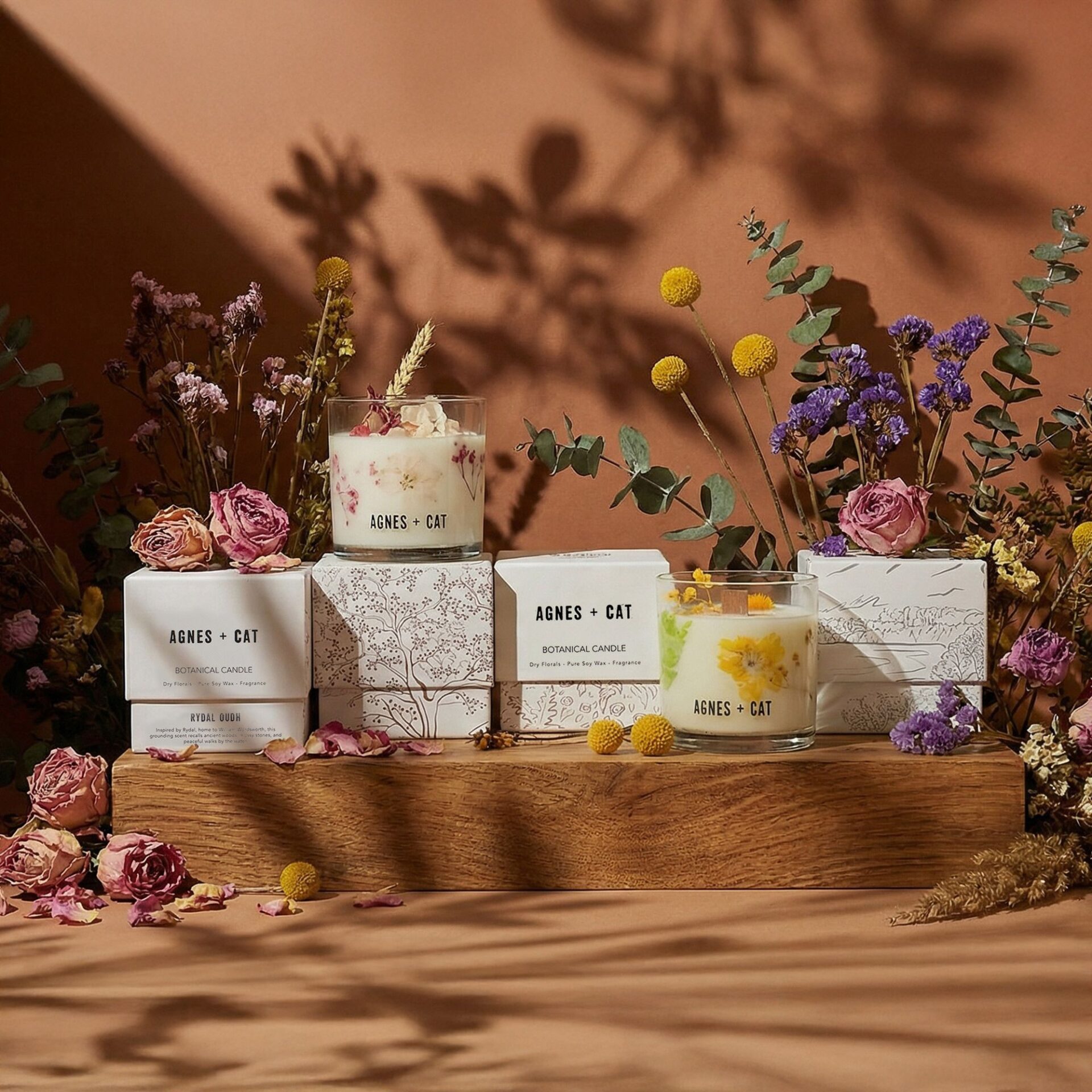 Agnes + Cat Botanical Soy Wax Candle - Rydal Oudh - Image 9