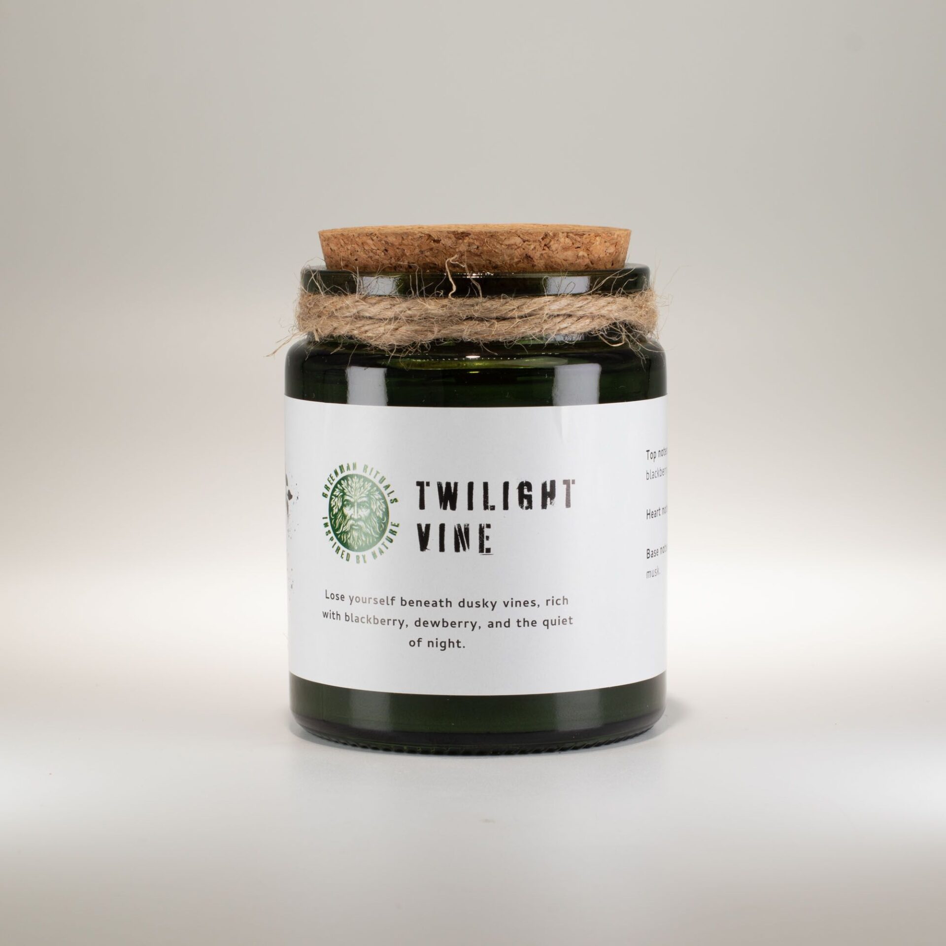 Greenman Woodwick Soy Candle - Twilight Vine - Image 2