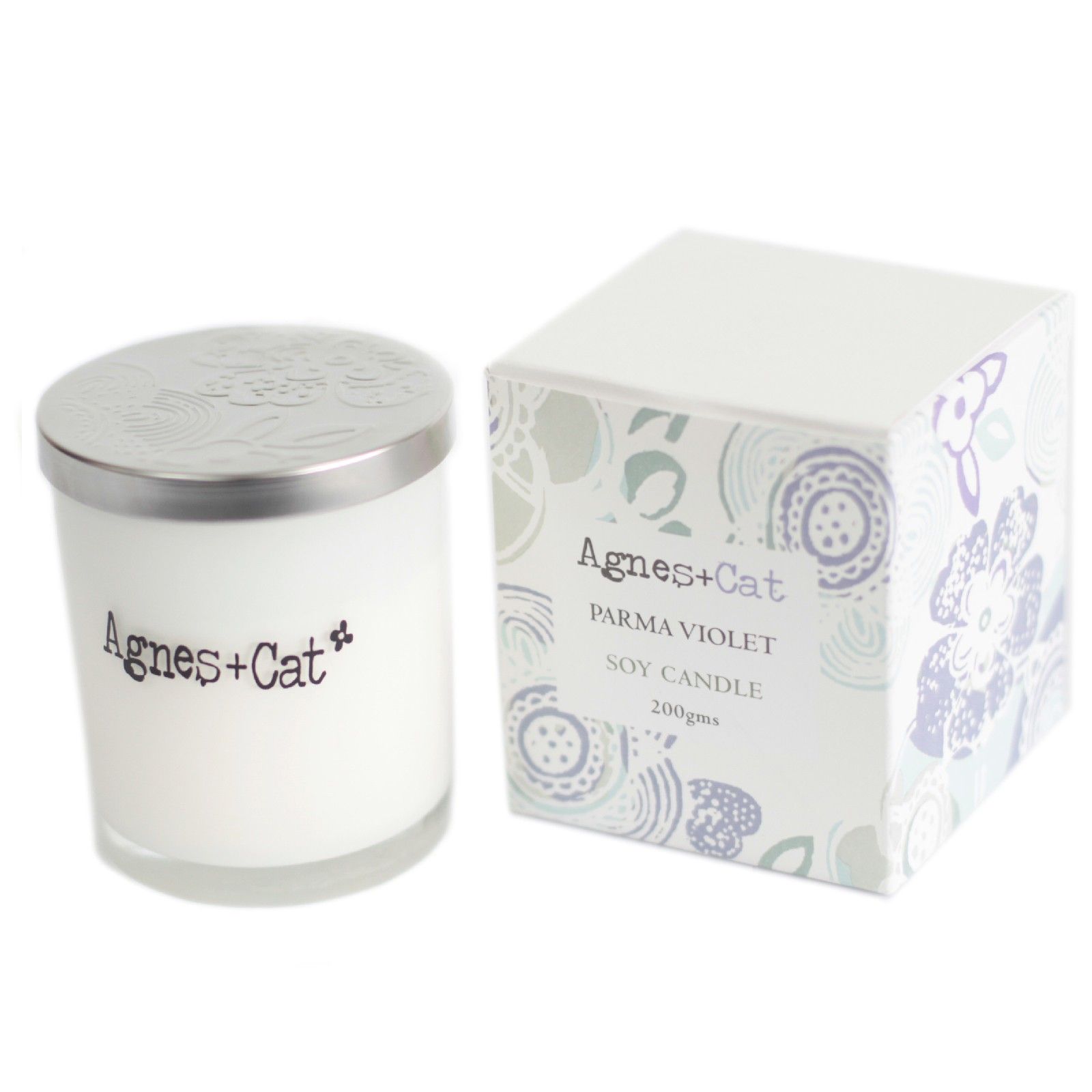 Agnes + Cat Votive Candle - Parma Violet