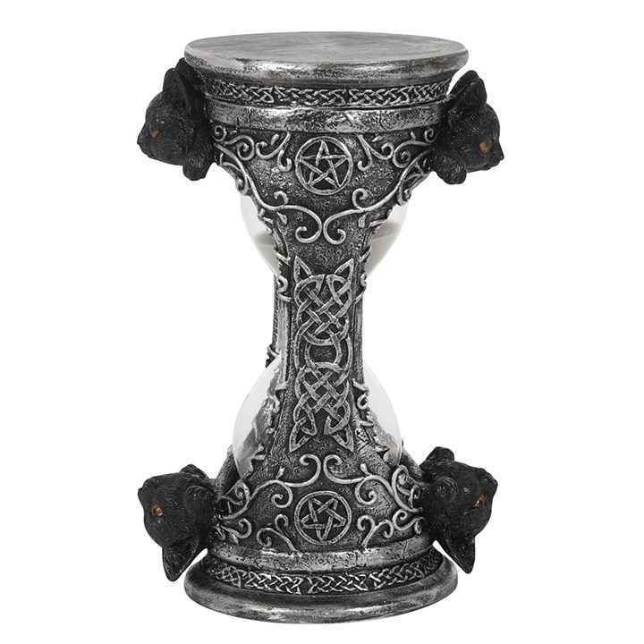 17cm Black Cat Hourglass Timer - Image 2