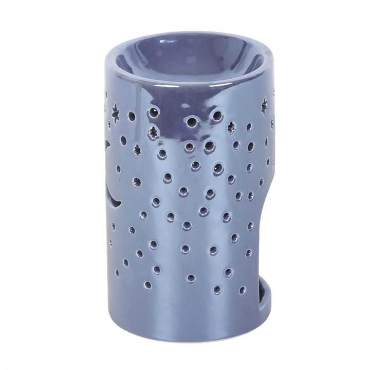 Iridescent Purple Moon Pillar Oil Burner - Image 3