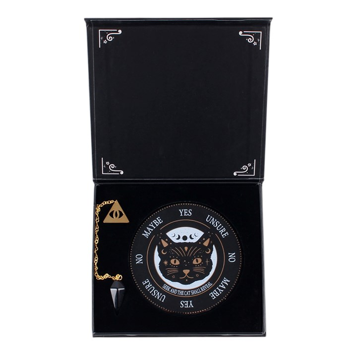 Black Cat Magick Pendulum Divination Kit - Image 4