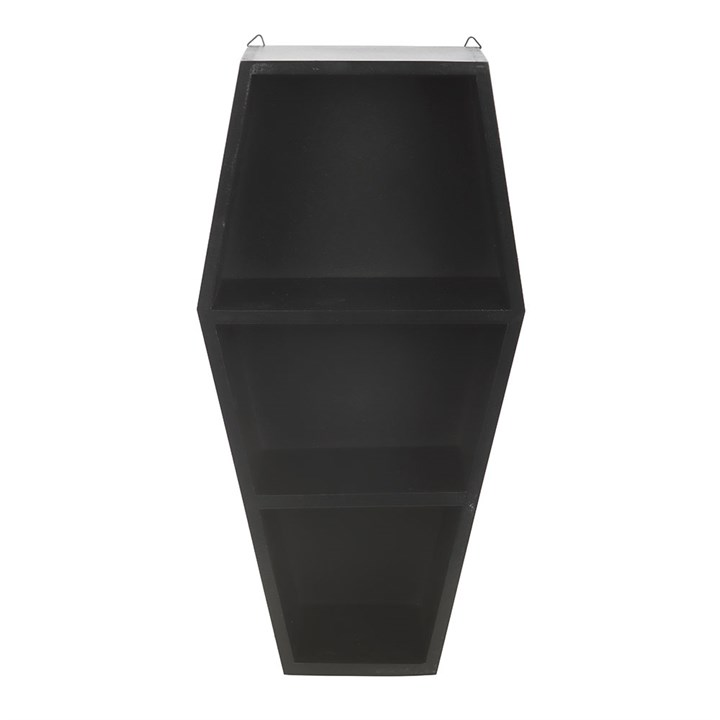 Small Black Coffin Shelf - Image 3