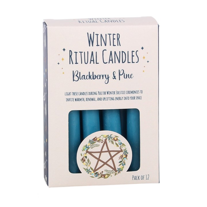 Blackberry & Pine Winter Ritual Spell Candles - Image 2