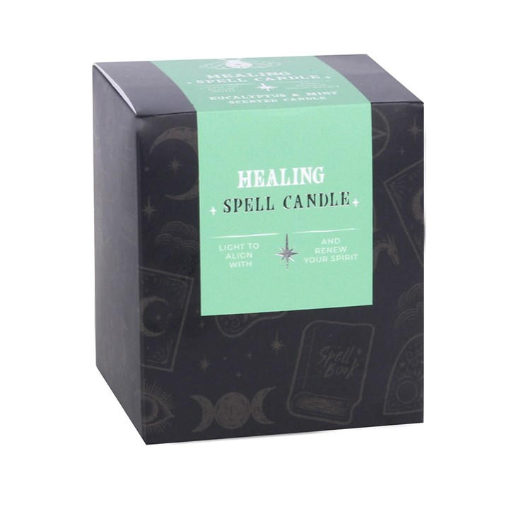 Healing Eucalyptus Mint Scented Candle - Image 5