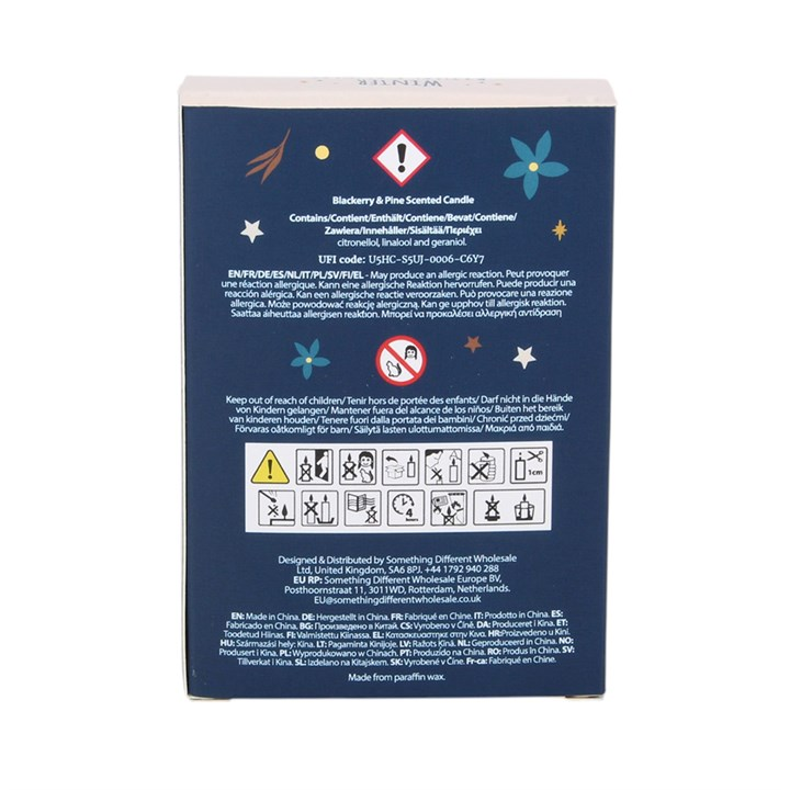 Blackberry & Pine Winter Ritual Spell Candles - Image 3