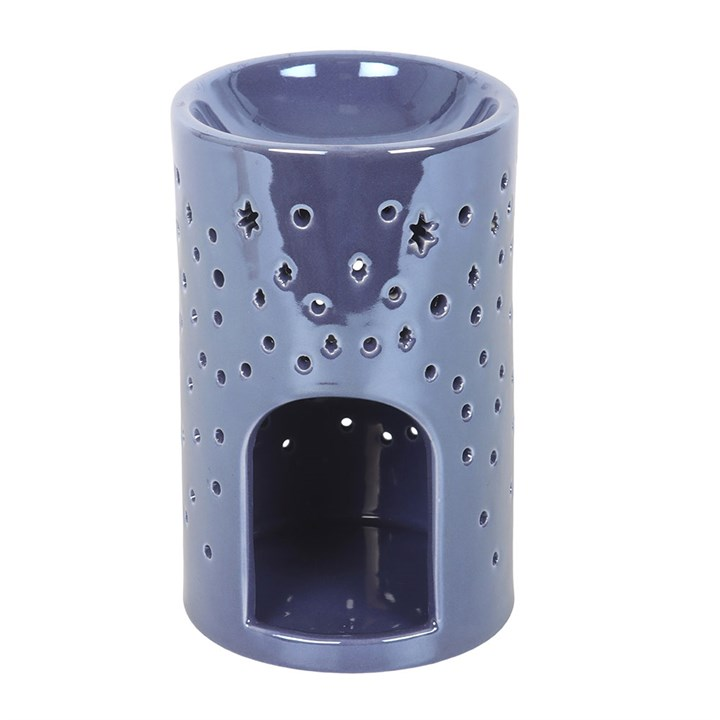 Iridescent Purple Moon Pillar Oil Burner - Image 4