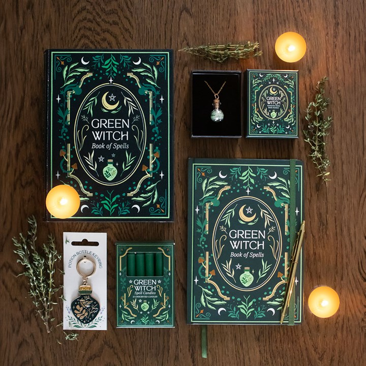 Green Witch A5 Notebook - Image 6