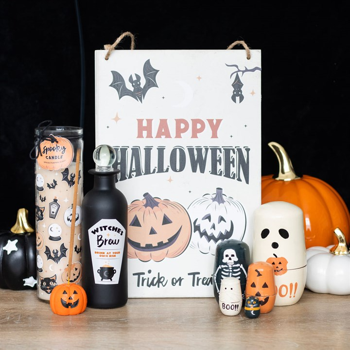 Decorative Witches Brew Glass Potion Bottle - Image 5