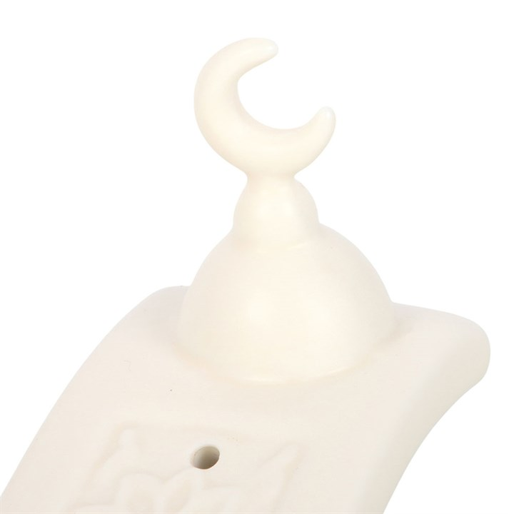 Geometric Crescent Moon Incense Ash Catcher - Image 4