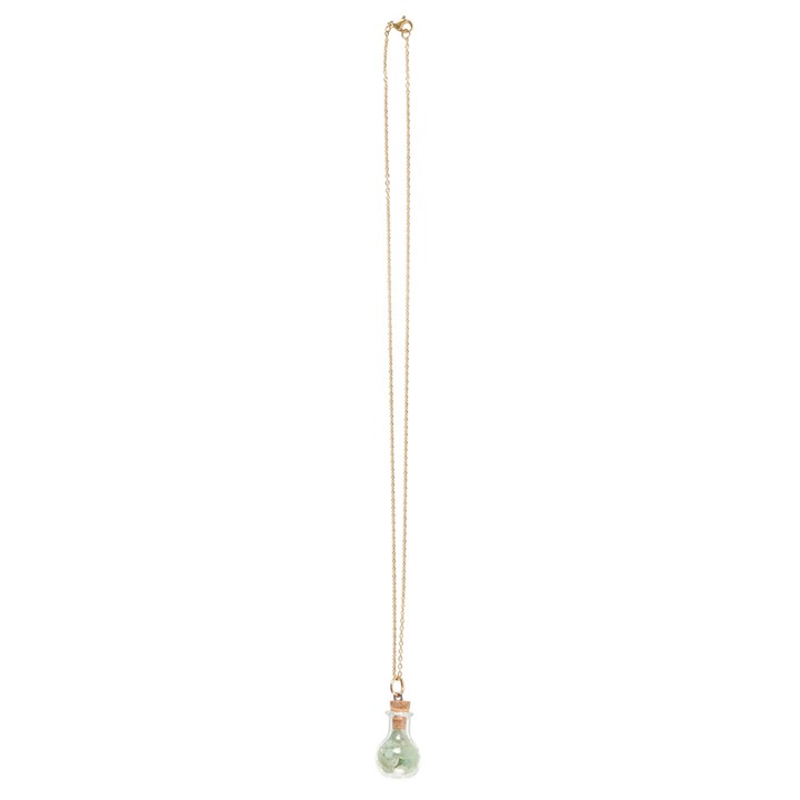 Green Witch Aventurine Potion Bottle Necklace - Image 4
