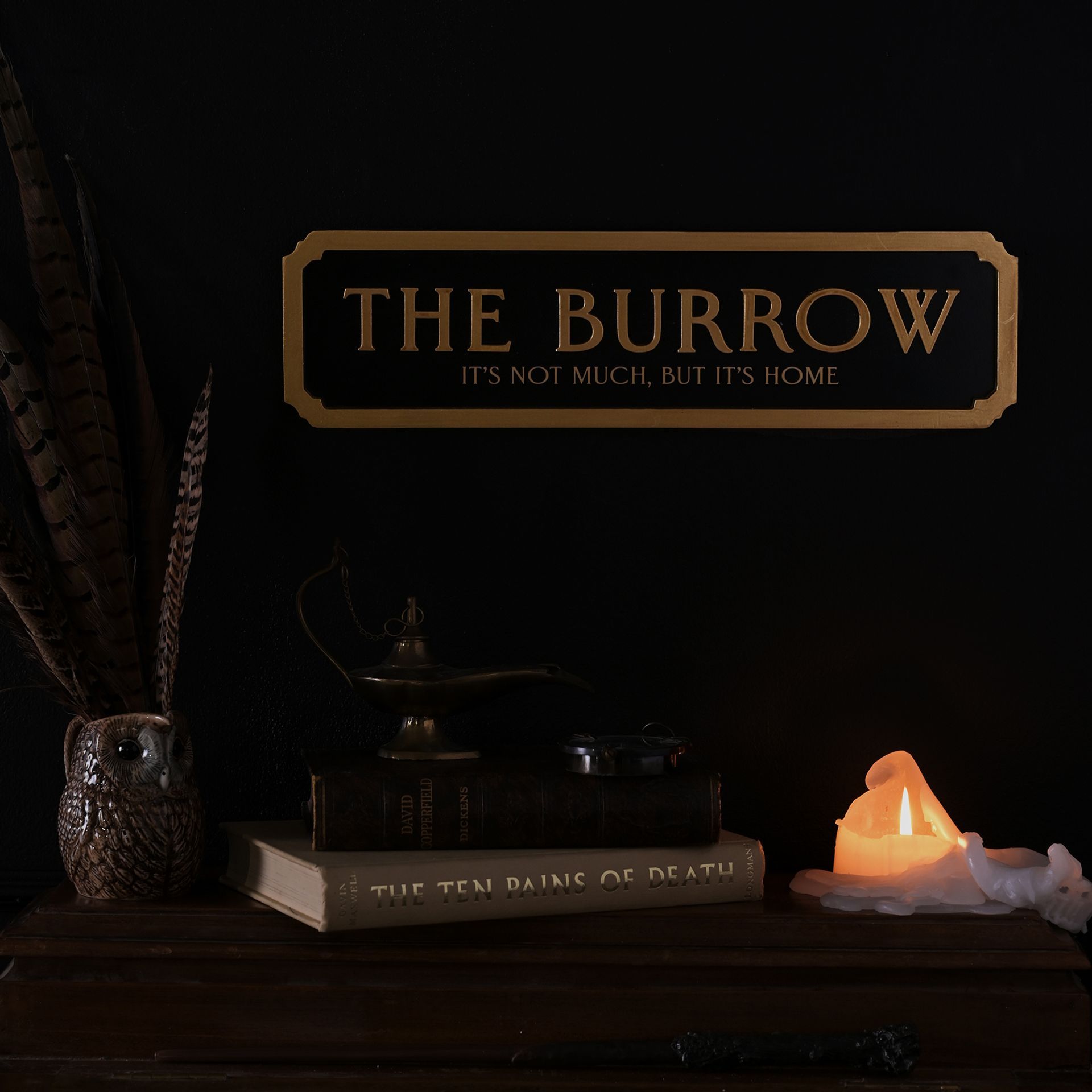 Warner Bros Harry Potter Alumni Street Sign The Burrow - Image 2