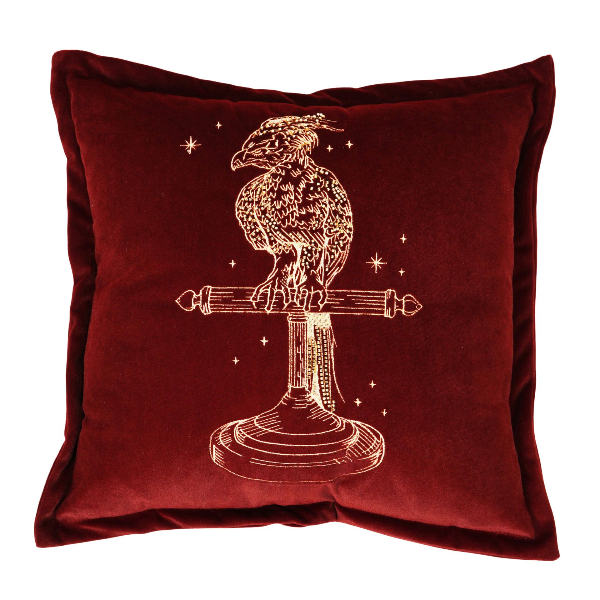 Harry Potter Alumni Velvet Cushion 43cm - Fawkes - Image 2