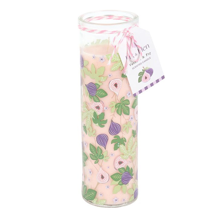 Fig Tree Print Vanilla & Fig Tube Candle - Image 2