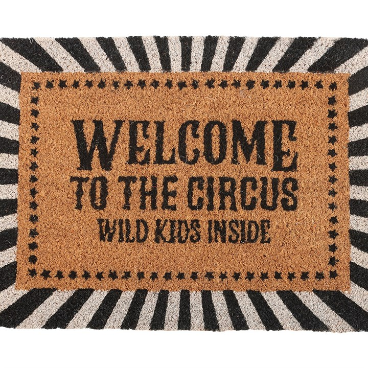 Black Welcome to the Circus Doormat - Image 3