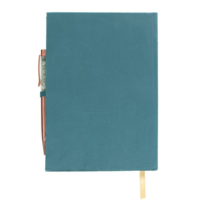 Book of Abundance Journal with Green Aventurine Crystal Pen - Image 4